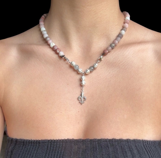 Pink Jasper Necklace