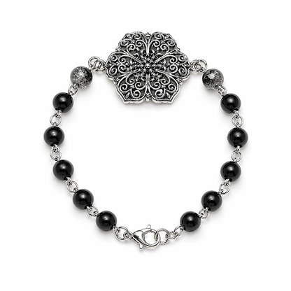 The Silver Flower Bracelet
